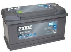 Autobaterie EXIDE Premium, 100Ah, 12V, 900A, EA1000, Carbon Boost - 2