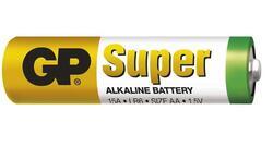 Baterie GP Super Alkaline, 15A, LR6, AA, 1013214000 (Blistr 4ks) - 2