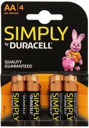 Baterie Duracell Simply MN1500, AA, alkaline, Blistr 4ks - 2