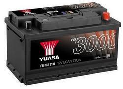 Autobaterie Yuasa YBX3000, 80Ah, 12V, 760A (YBX3110) - 2
