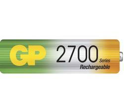 Baterie GP HR6, AA, Ni-Mh, 2700mAh, nabíjecí, (Blitr 2ks) - 2