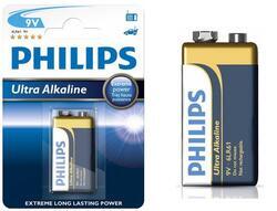 Baterie Philips Ultra Alkaline 6LR61, 9V (Blistr 1ks) - 2