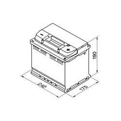 Autobaterie BOSCH Silver S5 005, 63Ah, 12V, 610A, 0 092 S50 050 - 2