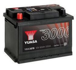 Autobaterie Yuasa YBX3000, 62Ah, 12V, 550A (YBX3078) - Levá - 2