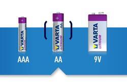Baterie Varta Ultra Lithium, 6106, AA, LR6, (Blistr 4ks) - 2