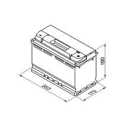 Autobaterie BOSCH Silver S5 013, 100Ah, 12V, 830A, 0 092 S50 130 - 2