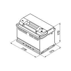 Autobaterie BOSCH Silver S5 007, 74Ah, 12V, 750A, 0 092 S50 070  - 2