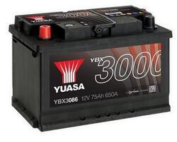 Autobaterie Yuasa YBX3000, 76Ah, 12V, 680A (YBX3086) - Levá - 2