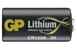 Baterie GP CR123A, Lithium, fotobaterie, (Blistr 1ks) 1022000111  - 2