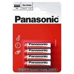 Baterie Panasonic zinco-carbon, R03RZ, AAA, (Blistr 4ks) výprodej 08/2019 - 2