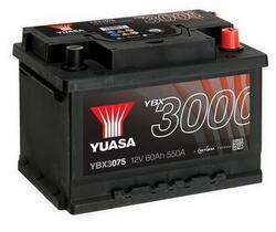 Autobaterie Yuasa YBX3000, 60Ah, 12V, 550A (YBX3075) - 2