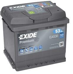 Autobaterie EXIDE Premium, 12V, 53Ah, 540A, EA530, Carbon Boost - 2