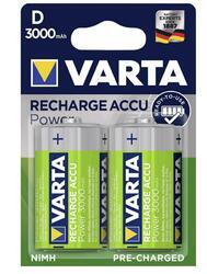 Baterie Varta Recharge Accu Power HR20, 56720 101 402, D, 3000mAh, nabíjecí, (Blistr 2ks) - 2