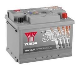 Autobaterie Yuasa Silver High Performance 60Ah, 12V, 640A (YBX5075) - 2