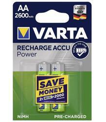 Baterie Varta Recharge Accu Power HR6, 57161014, AA, 2600mAh, nabíjecí, (Blistr 2ks) - 2