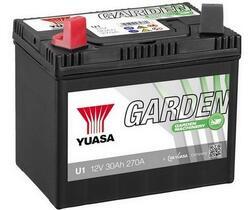 Baterie Yuasa Garden U1 30Ah, 270A, baterie pro zahradní techniku (Plus vlevo) - 3