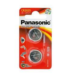 Baterie Panasonic CR2025, Lithium, 3V, (Blistr 2ks) - 3