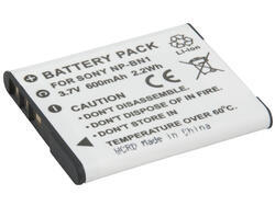 Baterie Sony NP-BN1, 3,6V, 600mAh, 2,2Wh - 3