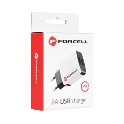 Síťová nabíječka Forcell, výstup 2x USB, 2A - pro všechny značky - 3