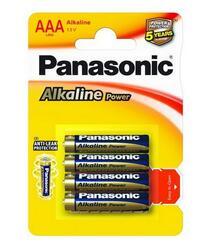 Baterie Panasonic Alkaline Power AAA, LR03, (Blistr 4ks) - 4