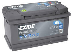 Autobaterie EXIDE Premium, 12V, 85Ah, 800A, EA852, Carbon Boost - 5