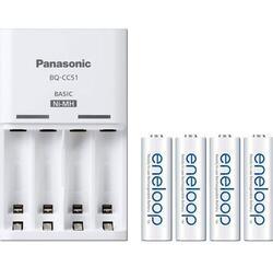 Nabíječka Panasonic Eneloop Charger BQ-CC51E, K-KJ51MCC40E + 4xBK-3MCCE, AA, 2000mAh - 6