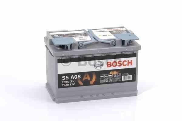 BOSCH 0 092 S5A 080 Starter Battery BOSCH 70Ah 760A S6 0 092 S5A
